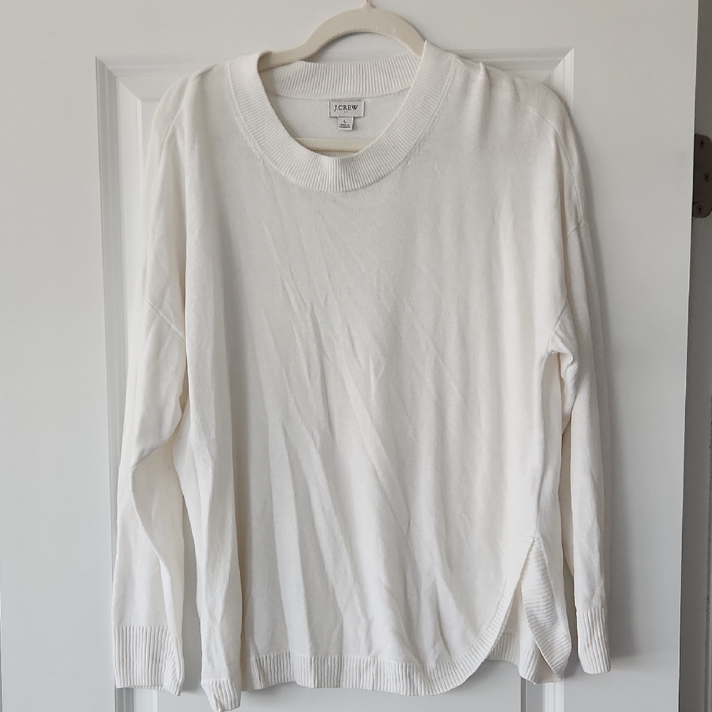 J.Crew White Sweater